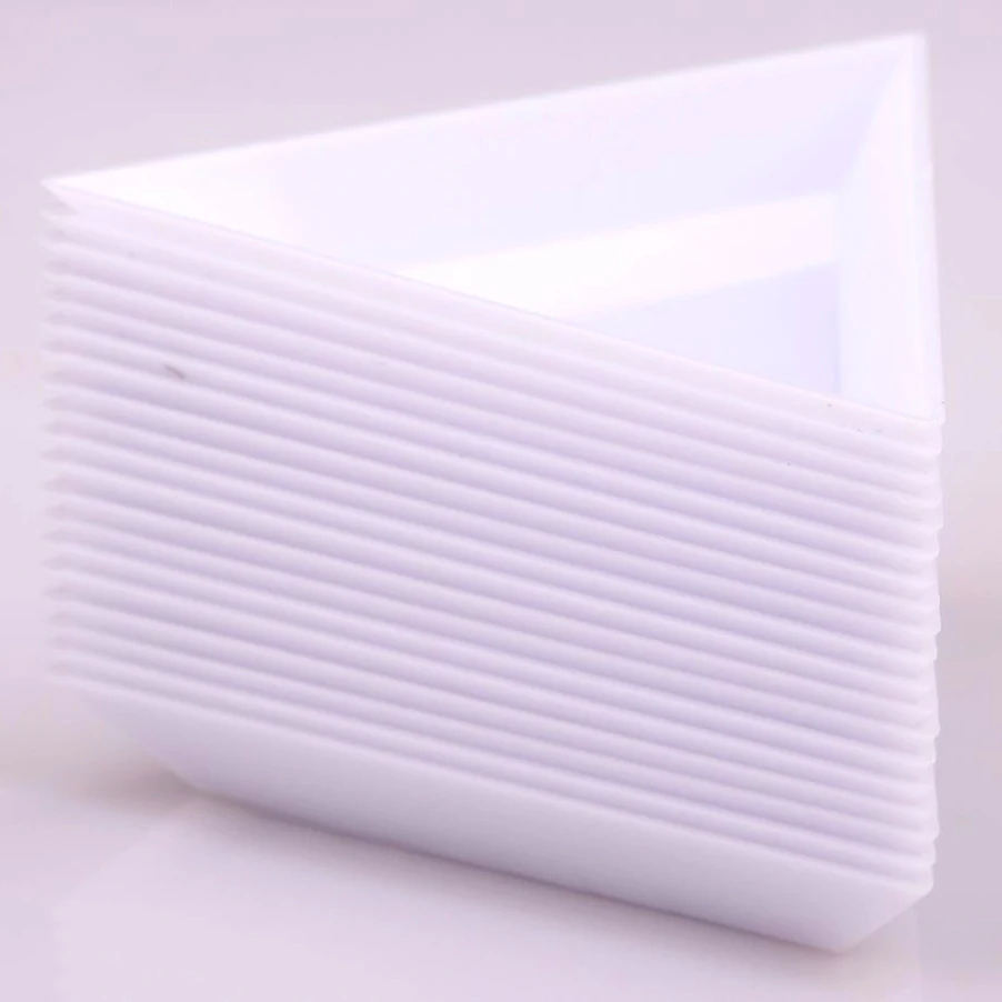 10PCS Environmental Plastic Triangle White Jewelry Beads Container Trays Plate Display Holder Storage Handmade DIY Accessories
10PCS Environmental Plastic Triangle White Jewelry Beads Container Trays Plate Display Holder Storage Handmade DIY Accessories