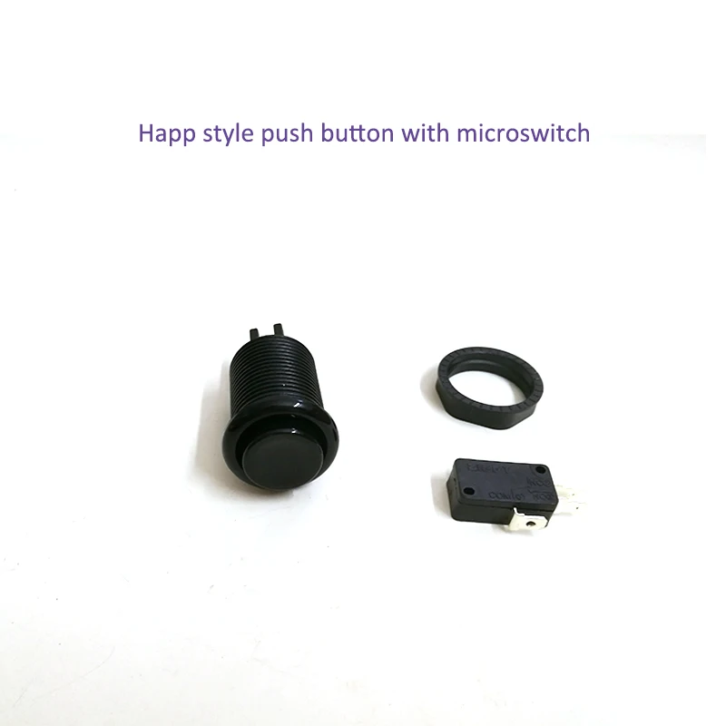 2833HAPP push button with switch-blk 00