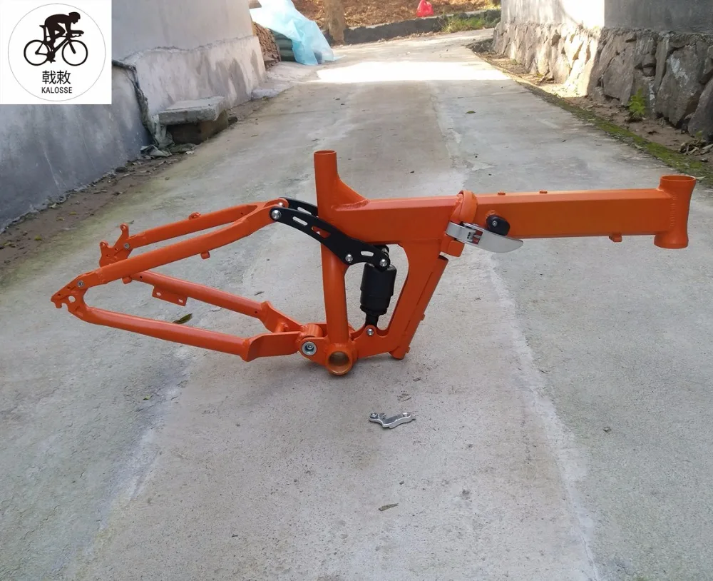 Kaloss 20*4.0 inch soft-tail frame snow bike frame BB120mm Folding Fat bike frame Beach bike frame
Kaloss 20*4.0 inch soft-tail frame snow bike frame BB120mm Folding Fat bike frame Beach bike frame