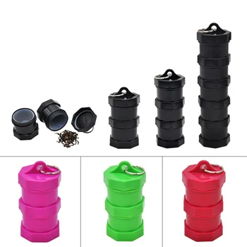 Black Plastic Pill BOX Drug Case Airtight Smell-Proof Stash Jar with Metal Ring Herb Container Storage Case
Black Plastic Pill BOX Drug Case Airtight Smell-Proof Stash Jar with Metal Ring Herb Container Storage Case