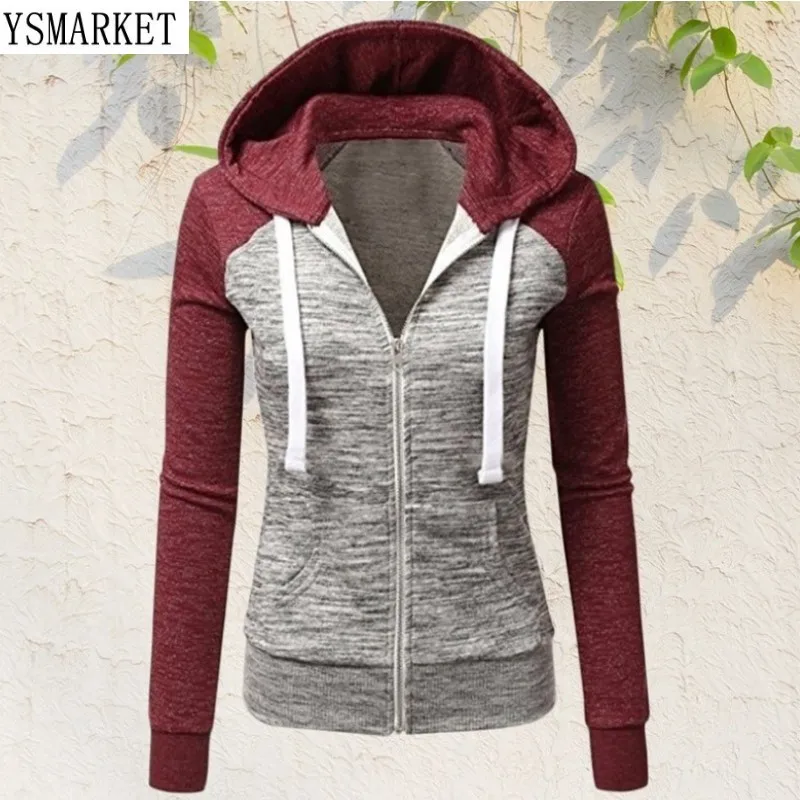 S-5XL Plus Size Crop Tops Coat Autumn Women Jackets Sweatshirts Long Sleeve Contrast Color Patchwork Pullover Zip Hoodies Femme
S-5XL Plus Size Crop Tops Coat Autumn Women Jackets Sweatshirts Long Sleeve Contrast Color Patchwork Pullover Zip Hoodies Femme