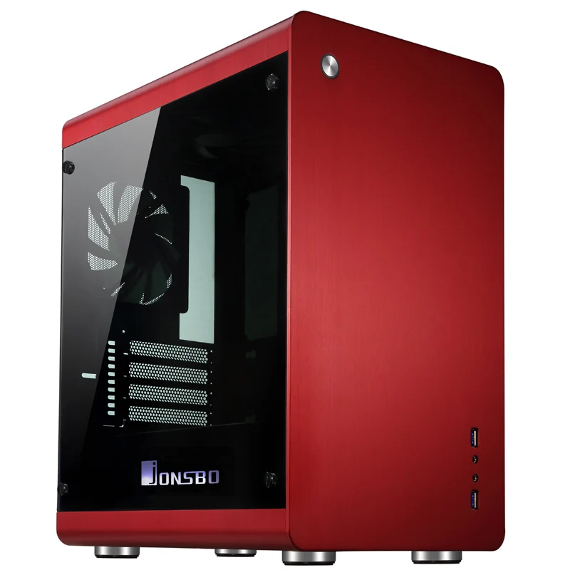 Jonsbo RM3, HTPC ITX Mini case of the computer all aluminum, 3.5'' HDD, USB3.0, Tempered glass side panels, Others C2 V4
Jonsbo RM3, HTPC ITX Mini case of the computer all aluminum, 3.5'' HDD, USB3.0, Tempered glass side panels, Others C2 V4