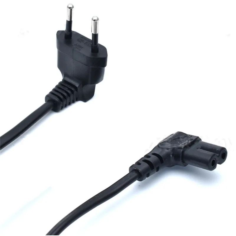 Double Elbow Angled EU 2 Pin Plug to IEC 320 C7 female Portable Conversion Power Cable 100cm/300cm
Double Elbow Angled EU 2 Pin Plug to IEC 320 C7 female Portable Conversion Power Cable 100cm/300cm