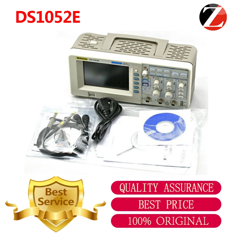 RIGOL DS1052E Oscilloscope 500MSa/s 512K Memory Depth with USB DS1052E 50MHz Digital Oscilloscope 2 analog channels DS1052E
RIGOL DS1052E Oscilloscope 500MSa/s 512K Memory Depth with USB DS1052E 50MHz Digital Oscilloscope 2 analog channels DS1052E