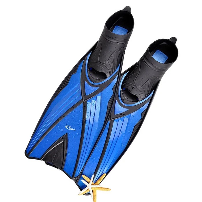 

YONSUB YF74 Adult Full Foot Non-Slip Diving Fins TPR Anti-skid Comfortable Adjustable Flippers Diving Training Swimming Fins