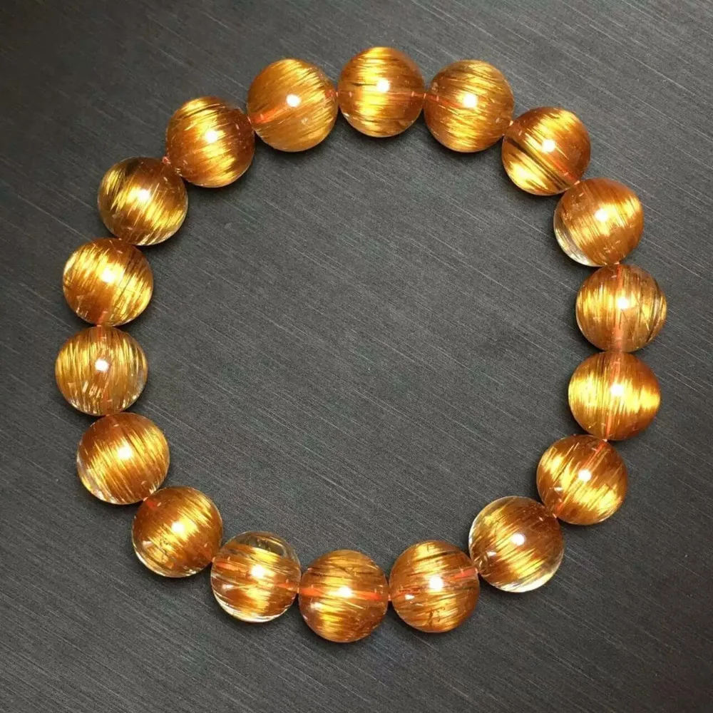 11mm Certificate Natural Copper Rutilated Quartz Bracelet Crystal Cat Eye Effect Gemstone Round Beads Luxury Jewelry Bracelet
11mm Certificate Natural Copper Rutilated Quartz Bracelet Crystal Cat Eye Effect Gemstone Round Beads Luxury Jewelry Bracelet