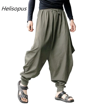 Helisopus 2020 Casual Low Waist Crotch Loose Wide Leg Trousers Hip Hop Loose Cotton Soft Trousers 3XL for Men
Helisopus 2020 Casual Low Waist Crotch Loose Wide Leg Trousers Hip Hop Loose Cotton Soft Trousers 3XL for Men