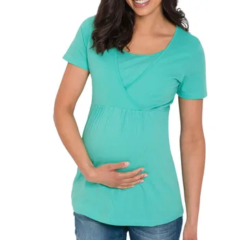 Women's Maternity Nursing Wrap Top Solid Double Layer Blouse T Shirt Ropa Premama Embarazadas Nursing Casual Tops Breastfeeding
Women's Maternity Nursing Wrap Top Solid Double Layer Blouse T Shirt Ropa Premama Embarazadas Nursing Casual Tops Breastfeeding