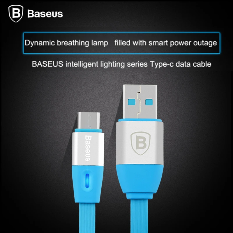 Baseus USB font b Type C b font font b Cable b font LED Smart Power