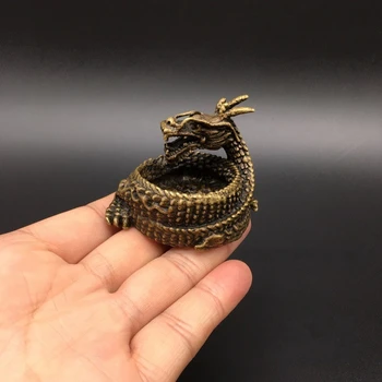 Collection Chinese Brass Carved Zodiac Animal Dragon Incense Burner Censer Ashtray Exquisite Small Statues
Collection Chinese Brass Carved Zodiac Animal Dragon Incense Burner Censer Ashtray Exquisite Small Statues