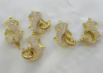 AA+ 6sets Micro Pave stone Enhancer Clasp 18-25mm,Large CZ Clasp,Pave Lobster Clasp,Lobster Closure gunmetal rose gold silver je
AA+ 6sets Micro Pave stone Enhancer Clasp 18-25mm,Large CZ Clasp,Pave Lobster Clasp,Lobster Closure gunmetal rose gold silver je