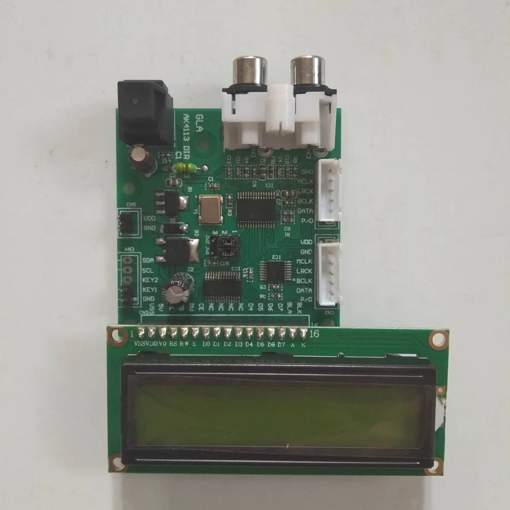 SPdif/Optical Fiber/Coaxial/I2S Input/Turn I2S Output Digital Receiver Board, Soft Control/Sampling Rate Display
SPdif/Optical Fiber/Coaxial/I2S Input/Turn I2S Output Digital Receiver Board, Soft Control/Sampling Rate Display