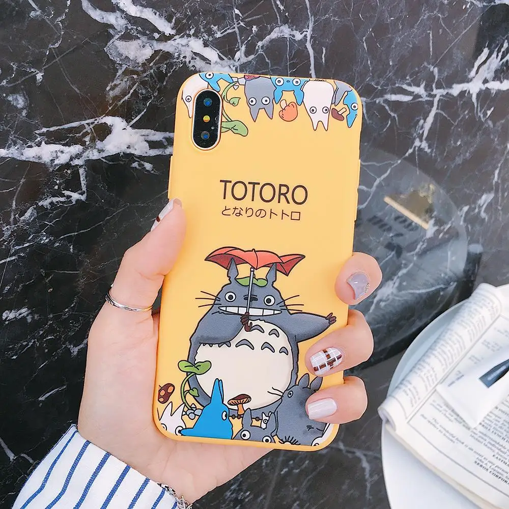 Cute TOTORO Pattern Phone Cases For iPhone 7 8 Soft Silicone Case Cover For iPhone 6 6S 7 8 Plus X XR XS MAX Case
Cute TOTORO Pattern Phone Cases For iPhone 7 8 Soft Silicone Case Cover For iPhone 6 6S 7 8 Plus X XR XS MAX Case