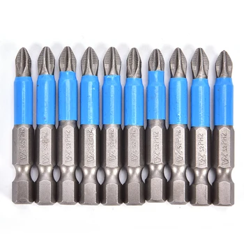 10pcs 50mm PH2 Screwdriver bit PH2 Length 50mm Single Side Power Tools 1/4" Hex Magnetic Non Anti Slip Electric Screwdriver Bits
10pcs 50mm PH2 Screwdriver bit PH2 Length 50mm Single Side Power Tools 1/4" Hex Magnetic Non Anti Slip Electric Screwdriver Bits
