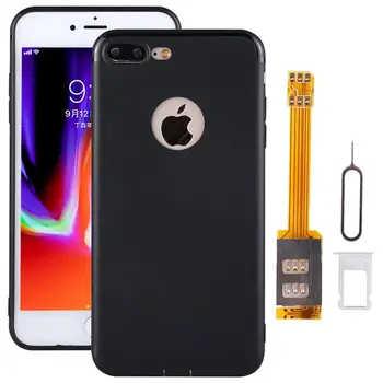 For iPhone 8 / 8 Plus Dual SIM Cards Adapter Kit single stand by with gift Soft Protective Case
For iPhone 8 / 8 Plus Dual SIM Cards Adapter Kit single stand by with gift Soft Protective Case