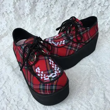 Princess sweet punk shoes Spring made big size shoes customized muffins anti slip bottom to increase Harold bottom an1269
Princess sweet punk shoes Spring made big size shoes customized muffins anti slip bottom to increase Harold bottom an1269