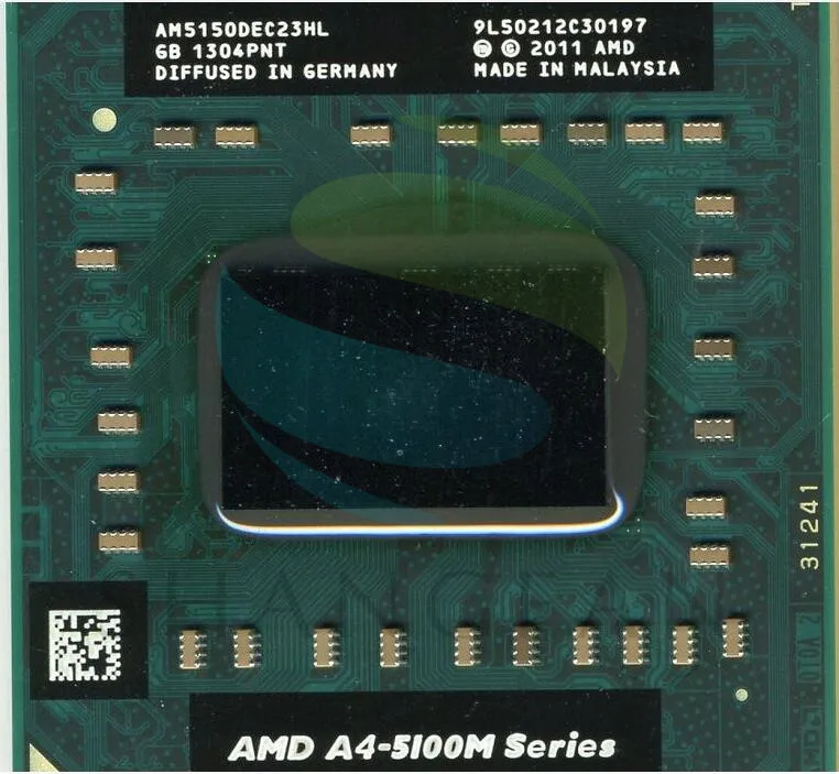 AMD A-series A4 5100M Series A4-5150M A4 5150M AM5150DEC23HL PGA laptop notebook CPU processor Socket FS1
AMD A-series A4 5100M Series A4-5150M A4 5150M AM5150DEC23HL PGA laptop notebook CPU processor Socket FS1