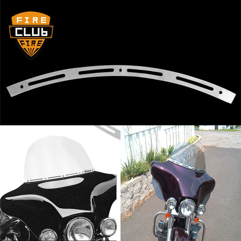 Motorcycle Chrome Slotted Batwing Windshield Trim For Harley 1996-2013Electra Street Glide FLHX FLHTC FLH/T
Motorcycle Chrome Slotted Batwing Windshield Trim For Harley 1996-2013Electra Street Glide FLHX FLHTC FLH/T