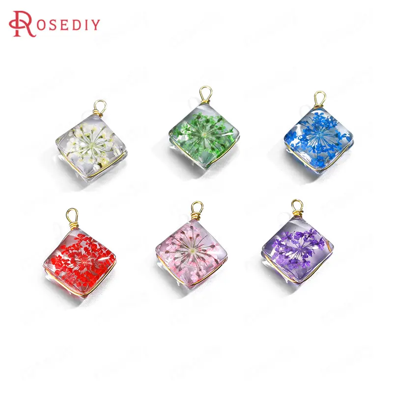 (35516)6PCS 16x21MM 24K Gold Color Brass and Glass with Dried Flowers Square Charms Pendants High Quality Diy Jewelry Findings
(35516)6PCS 16x21MM 24K Gold Color Brass and Glass with Dried Flowers Square Charms Pendants High Quality Diy Jewelry Findings