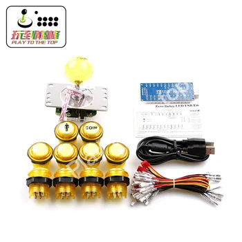Easyget LED Arcade DIY Parts 1x Zero Delay USB Encoder + 1x 8 Way Joystick + 10x LED Illuminated Push Buttons for Mame Jamma Arc
Easyget LED Arcade DIY Parts 1x Zero Delay USB Encoder + 1x 8 Way Joystick + 10x LED Illuminated Push Buttons for Mame Jamma Arc