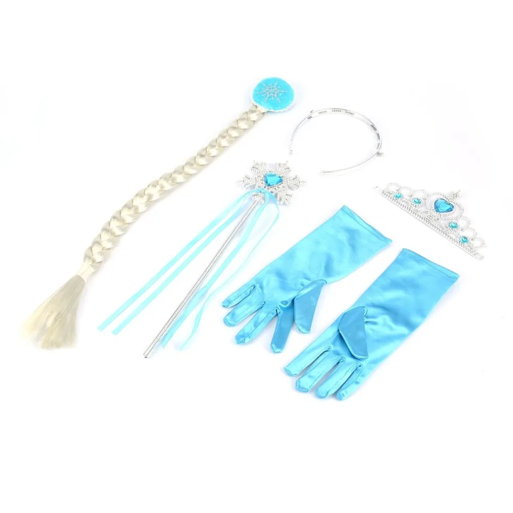 Christmas 5 Pcs Cosplay Crown Tiara Hair Accessory Crown Wig + Magic Wand For Elsa Anna Great Costume for Party Performance
Christmas 5 Pcs Cosplay Crown Tiara Hair Accessory Crown Wig + Magic Wand For Elsa Anna Great Costume for Party Performance