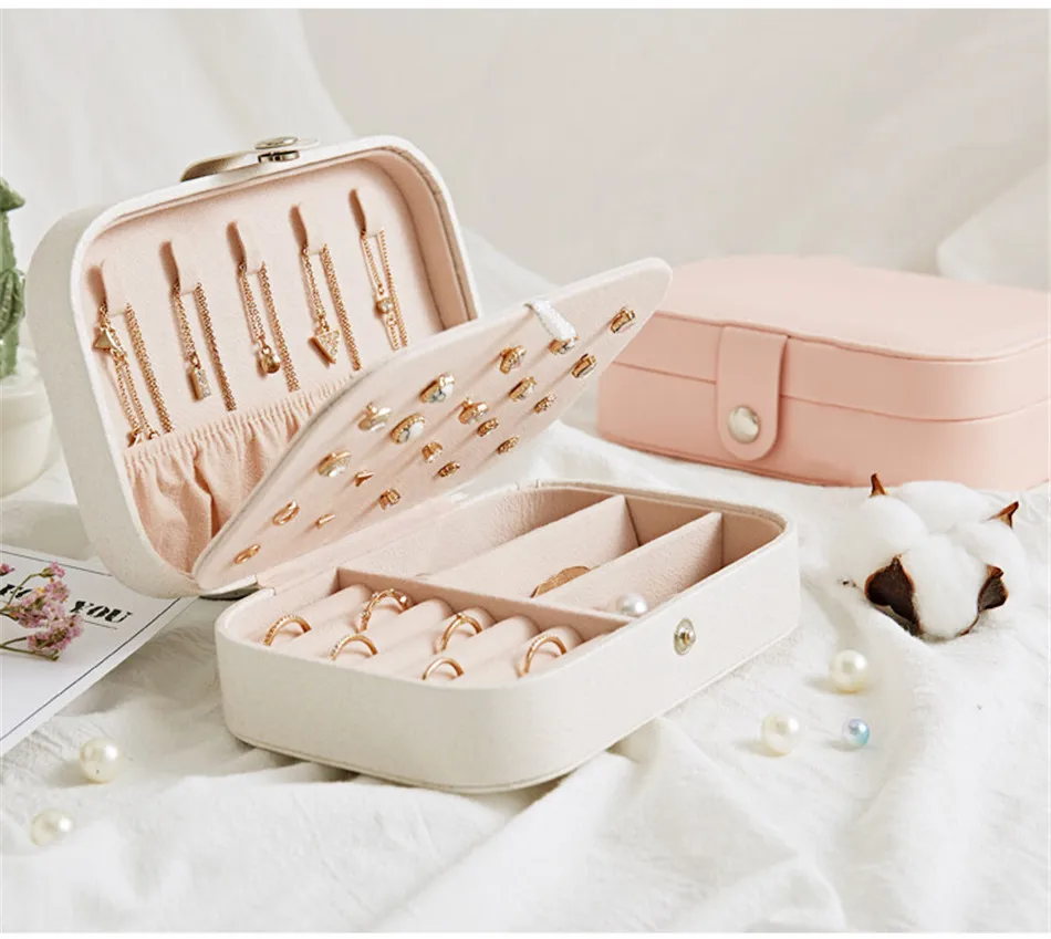Protable Leather Jewelry Storage Box HTB18KGIaLWG3KVjSZFgq6zTspXa9.jpg - Protable Leather Jewelry Storage Box