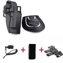 טקטי ברטה M9 92 96 אקדח נרתיק עם אקדח אביזרי ציד Airsoft משטרת אקדח חגורה נרתיק אקדח מקרה מגזין פאוץ(China)