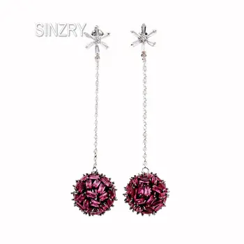 SINZRY elegant flower hollow snowflake ball dangle earrings cubic zirconia bridal earrings for women fashion costume jewelry
SINZRY elegant flower hollow snowflake ball dangle earrings cubic zirconia bridal earrings for women fashion costume jewelry