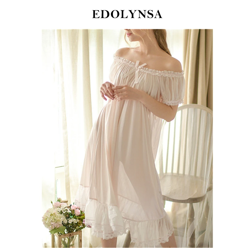 Summer Nightgowns Homewear Sleepshirts Sleepwear Women Stretchy Round Neck Slash Night Wear Princess Midi Dress Plus Size H705
Summer Nightgowns Homewear Sleepshirts Sleepwear Women Stretchy Round Neck Slash Night Wear Princess Midi Dress Plus Size H705