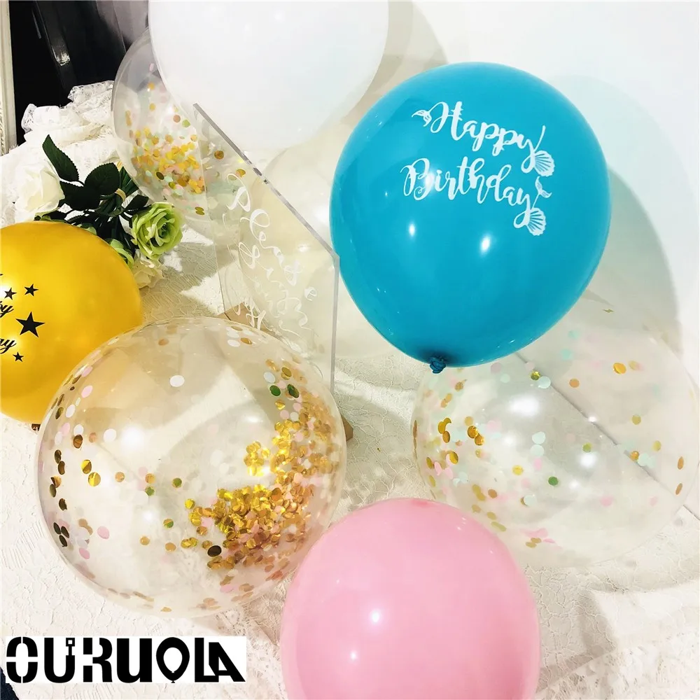 Confetti Balloon Birthday Party Ballon Anniversaire Ballonnen Happy Birthday Ballon Confetti Helium Baloons Ballon Mariage
Confetti Balloon Birthday Party Ballon Anniversaire Ballonnen Happy Birthday Ballon Confetti Helium Baloons Ballon Mariage