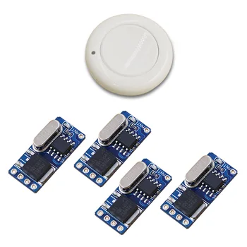 Best Price RF Wireless Remote Control Switch System with DC3.5-12V 3.7V 5V 6V 7.4V 9V 12V 4pcsReceiver+Transmitter Round 315/433
Best Price RF Wireless Remote Control Switch System with DC3.5-12V 3.7V 5V 6V 7.4V 9V 12V 4pcsReceiver+Transmitter Round 315/433