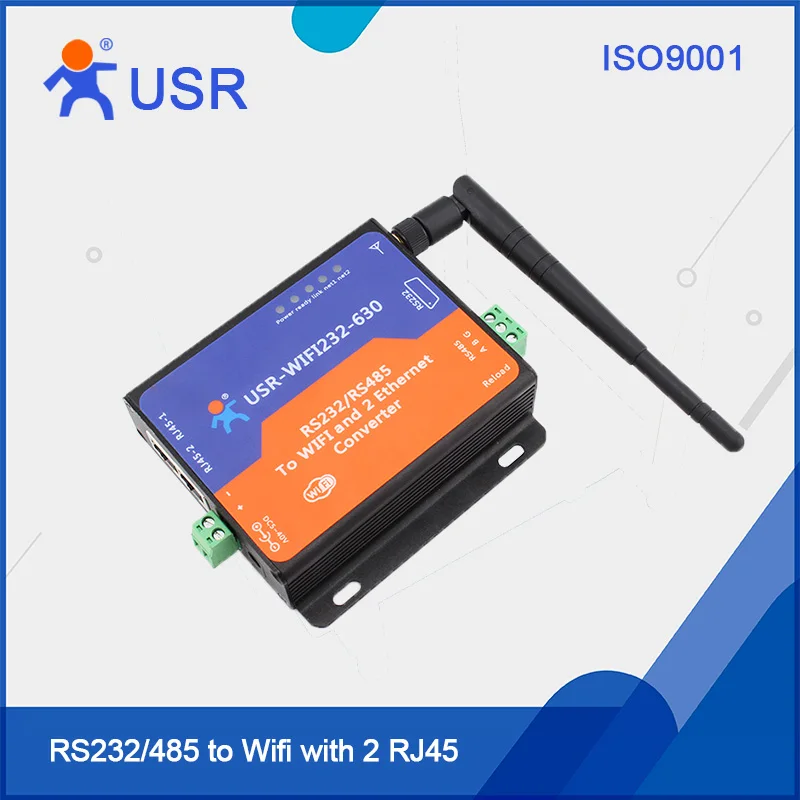 USR wifi 232 630 Modbus RTU к TCP конвертеры последовательному или Ethernet Поддержка питания