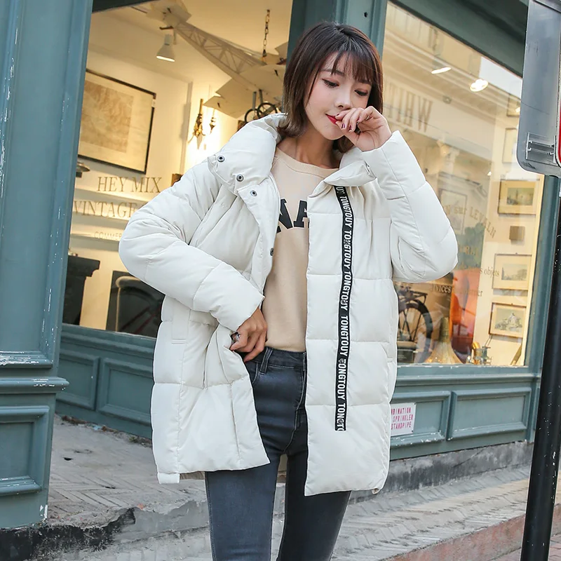 women's Winter Jacket 2018 New Fashion Loose parka women Overcoat Thick Cotton Padded Lining Winter Female Coats
women's Winter Jacket 2018 New Fashion Loose parka women Overcoat Thick Cotton Padded Lining Winter Female Coats