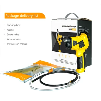 1080P Industrial Pipeline Endoscope Inspection Camera for Auto Repair Tool Handheld Wifi Endoscope with 6 LEDs
1080P Industrial Pipeline Endoscope Inspection Camera for Auto Repair Tool Handheld Wifi Endoscope with 6 LEDs