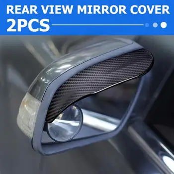 2pcs Carbon Fiber Look Car Side Rear View Mirror Rain Eyebrow Visor Sun Shade Snow Guard Weather Shield Cover Auto Accessories
2pcs Carbon Fiber Look Car Side Rear View Mirror Rain Eyebrow Visor Sun Shade Snow Guard Weather Shield Cover Auto Accessories