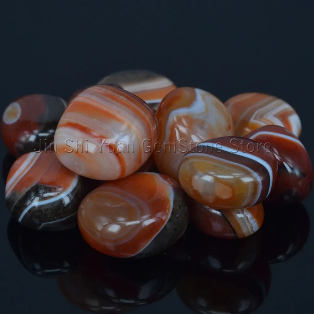 

Bulk Tumbled Carnelian Agate Stones from Brazil Natural Polished Gemstone Supplies for Wicca, Reiki, and Energy Crystal Healing