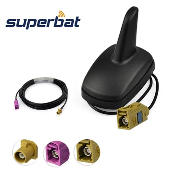 Superbat Trucks/Car/RV Satellite Radio Shark Fin Antenna Fakra K Jack and Fakra"H" Coaxial Cable for XM Commander SKYFi XMD1000
Superbat Trucks/Car/RV Satellite Radio Shark Fin Antenna Fakra K Jack and Fakra"H" Coaxial Cable for XM Commander SKYFi XMD1000