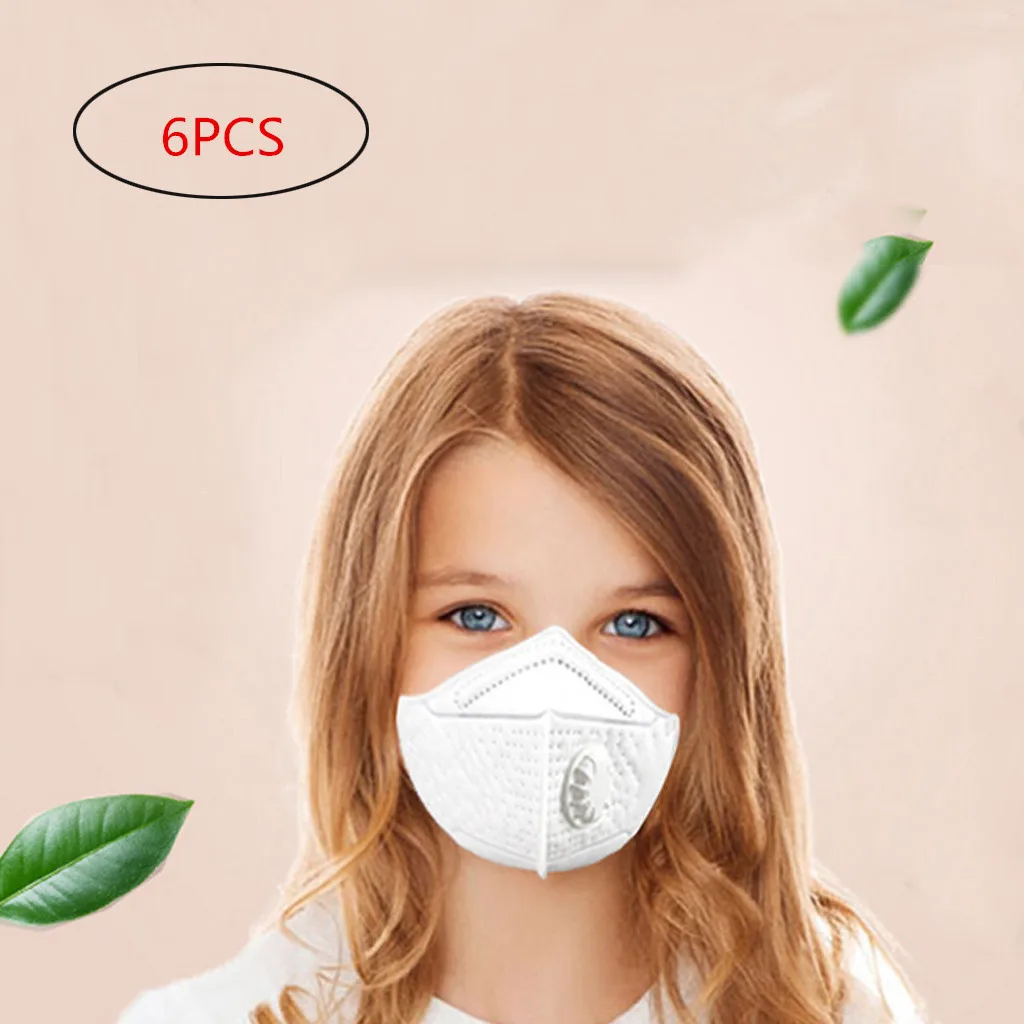 6Pc Face Masks N95 Particulate Respirator Masks with Valve Kids PM2.5 Dust mask Adjustable Ear Band Kids Children
6Pc Face Masks N95 Particulate Respirator Masks with Valve Kids PM2.5 Dust mask Adjustable Ear Band Kids Children