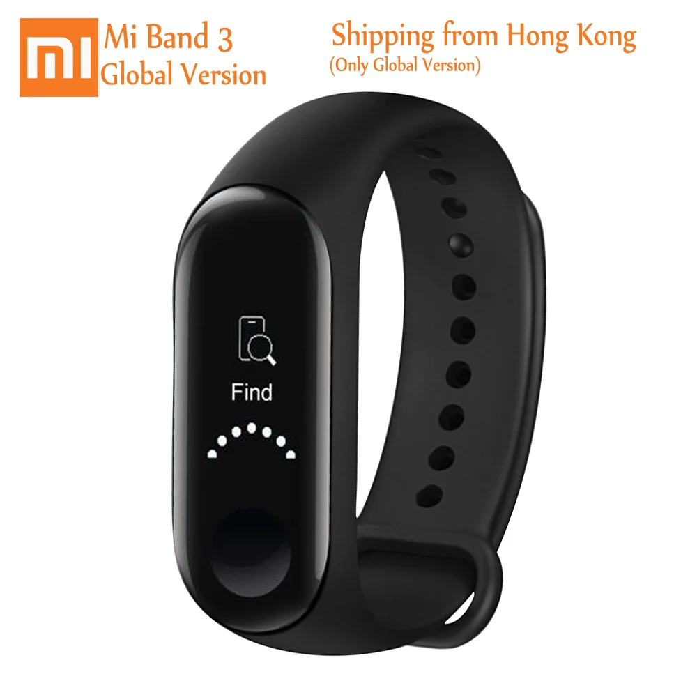 Original Xiaomi Mi Band 3 Smart Bracelet 0.78" OLED Screen 50m Waterproof 20Days Standby Time Heart Rate Fitness Sport Wristband
Original Xiaomi Mi Band 3 Smart Bracelet 0.78" OLED Screen 50m Waterproof 20Days Standby Time Heart Rate Fitness Sport Wristband