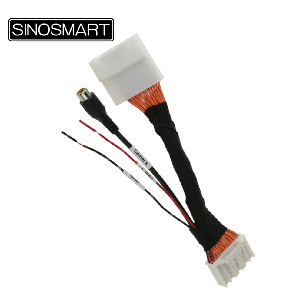 SINOSMART C28 Connection Cable for Mazda 2 CX-5 2015 2016 Reversing Camera to OEM monitor without Damaging the car Wiring
SINOSMART C28 Connection Cable for Mazda 2 CX-5 2015 2016 Reversing Camera to OEM monitor without Damaging the car Wiring
