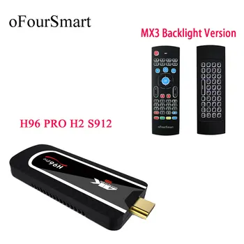 H96 Pro H2 Amlogic S912 Android Smart TV Box Mini PC TV Stick Dongle BT 4.1 with MX3-L Backlight Air Mouse
H96 Pro H2 Amlogic S912 Android Smart TV Box Mini PC TV Stick Dongle BT 4.1 with MX3-L Backlight Air Mouse