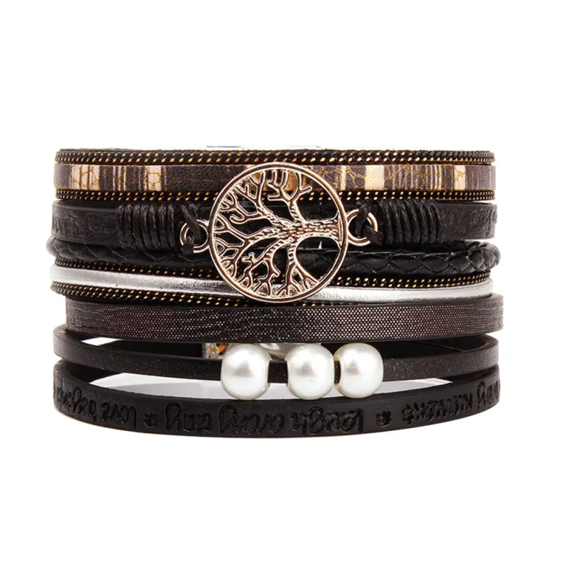 Woman Leather Cuff Bracelet Handmade Jewelry Lucky Charm Rhinestone Friendship Bracelet Women,Girls,Kids Gifts Bracelets
Woman Leather Cuff Bracelet Handmade Jewelry Lucky Charm Rhinestone Friendship Bracelet Women,Girls,Kids Gifts Bracelets