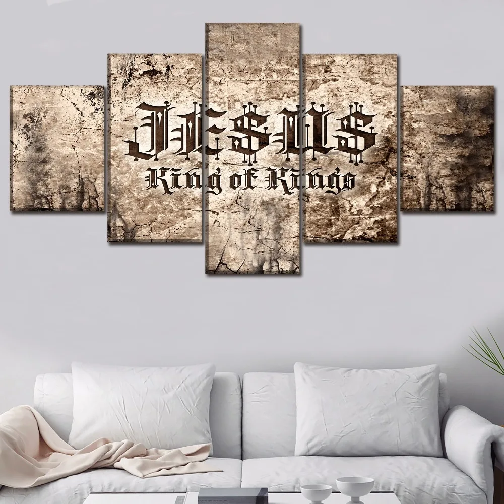 Canvas HD Prints Pictures Home Decor Living Room 5 Piece Christian Scripture Paintings Wall Art Poster Decorative Framework
Canvas HD Prints Pictures Home Decor Living Room 5 Piece Christian Scripture Paintings Wall Art Poster Decorative Framework