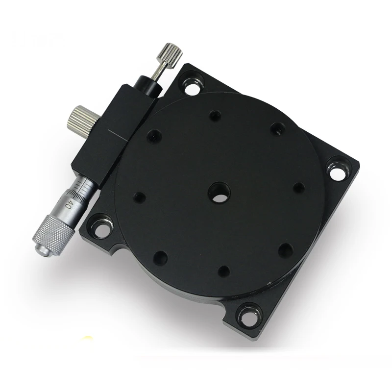RS60-L manual rotary slide, rotary gauge shifting table, R-axis adjustment, high-precision micrometer fine-tuning, load: 29.4N
RS60-L manual rotary slide, rotary gauge shifting table, R-axis adjustment, high-precision micrometer fine-tuning, load: 29.4N