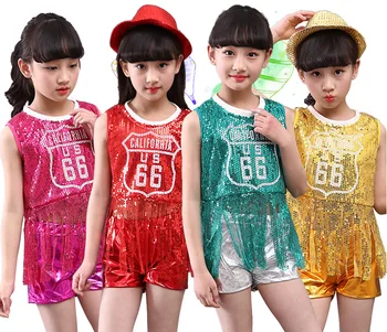 Kids stage Dancewear Children Hip-hop Jazz Dance Suit Modern Dance wear Girl Costumes Dance wear Outfits Stage Coverall Clothes
Kids stage Dancewear Children Hip-hop Jazz Dance Suit Modern Dance wear Girl Costumes Dance wear Outfits Stage Coverall Clothes