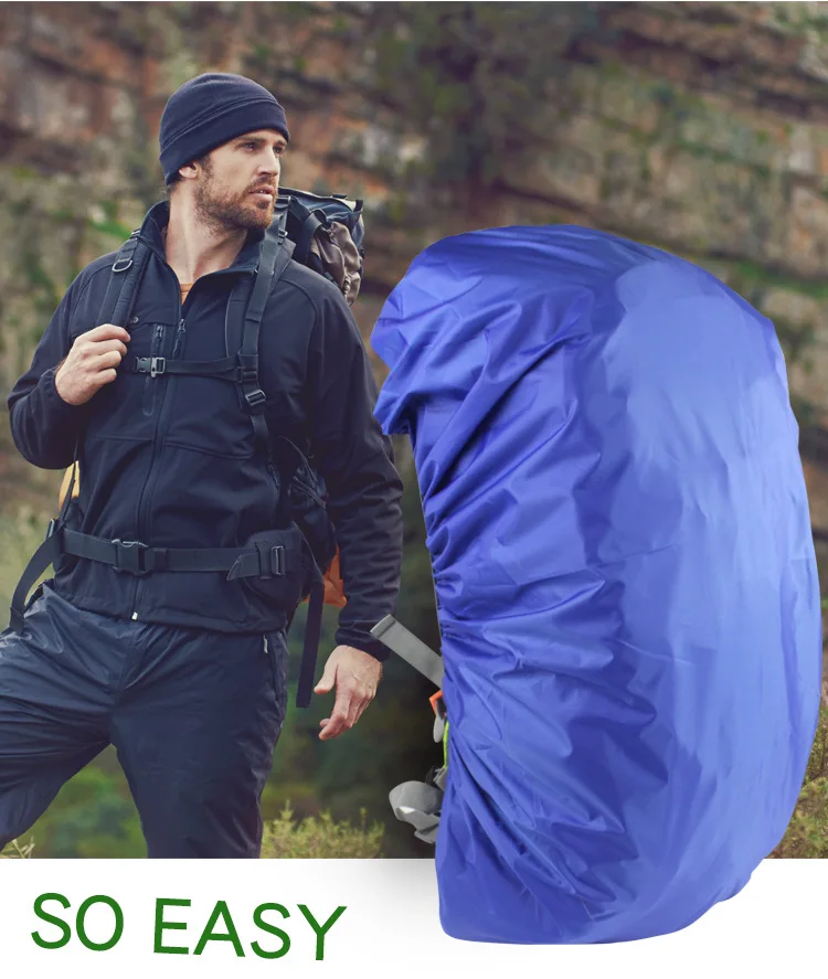 VILEAD 60L Pure Color Large Backpack Rainproof Cover Outdoor Camping Mountaineering Ride Waterproof and Dustproof Cover 35L-80L
VILEAD 60L Pure Color Large Backpack Rainproof Cover Outdoor Camping Mountaineering Ride Waterproof and Dustproof Cover 35L-80L