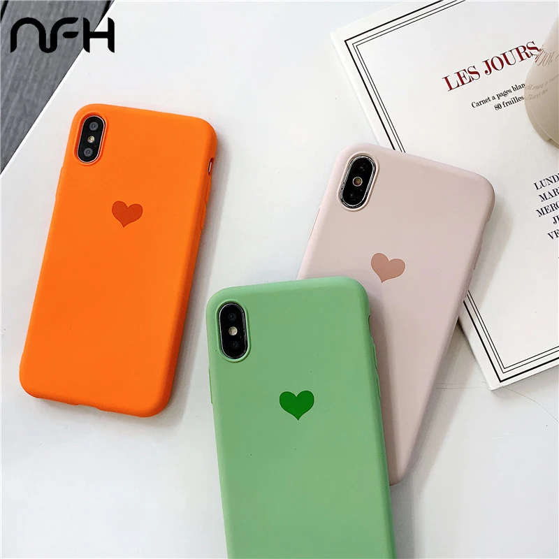 Candy Color Case for iPhone On XR XS X Xs Max Love Heart Phone Cover for iPhone 6 6S 7 8 Plus 5 5S SE Soft TPU Silicone Cases
Candy Color Case for iPhone On XR XS X Xs Max Love Heart Phone Cover for iPhone 6 6S 7 8 Plus 5 5S SE Soft TPU Silicone Cases