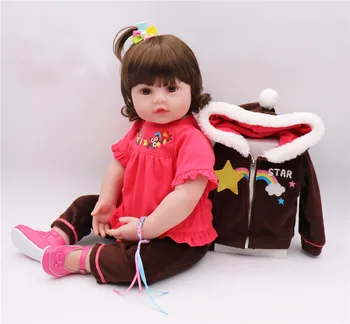 Bebes reborn 22" 58cm real girl reborn soft silicone vinyl reborn baby dolls toys for children gift bonecas reborn
Bebes reborn 22" 58cm real girl reborn soft silicone vinyl reborn baby dolls toys for children gift bonecas reborn