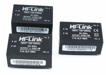 5pcs HLK-5M03 HLK-5M05 HLK-5M12 5W AC-DC 220V to 12V/5V/3.3V Buck Step Down Power Supply Module Converter Intelligent
5pcs HLK-5M03 HLK-5M05 HLK-5M12 5W AC-DC 220V to 12V/5V/3.3V Buck Step Down Power Supply Module Converter Intelligent