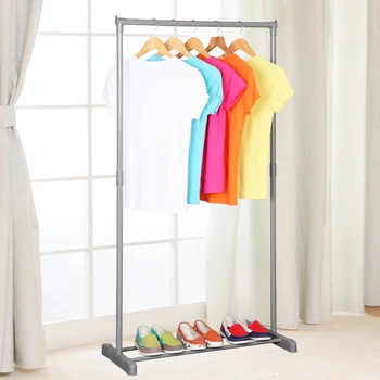 New style minimalist clothes rack Balcony single rod drying rack Indoor hanger landing type convenient hangers home furniture
New style minimalist clothes rack Balcony single rod drying rack Indoor hanger landing type convenient hangers home furniture